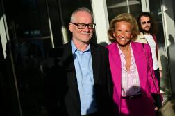 Thierry Frémaux et Iris Knobloch, à Cannes, le 13 mai 2024. 