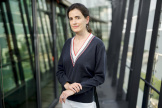 Alexandra Roulet, lauréate du Prix du jeune économiste 2024, dans les locaux du « Monde », le 22 mai 2024.