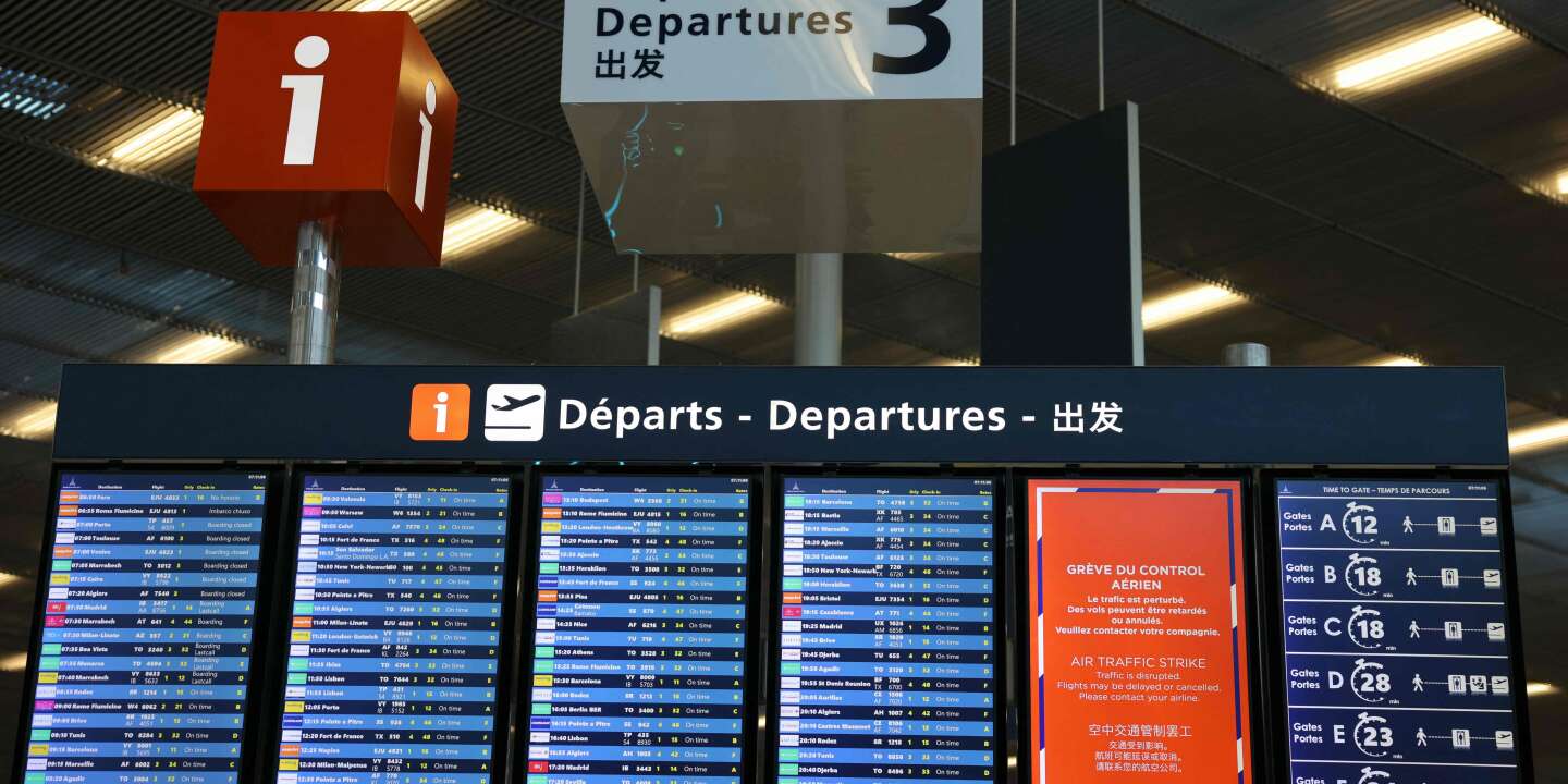 A Paris-Orly, 70 % des vols annulés ce week-end après l’annonce d’une grève des contrôleurs aériens