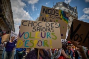 Manifestation contre les réformes de l’éducation nationale à Paris, le 25 mai 2024