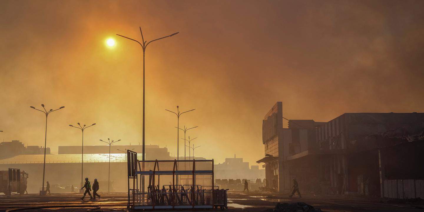 ハリコフのショッピングセンター爆破で6人死亡、40人負傷、16人行方不明