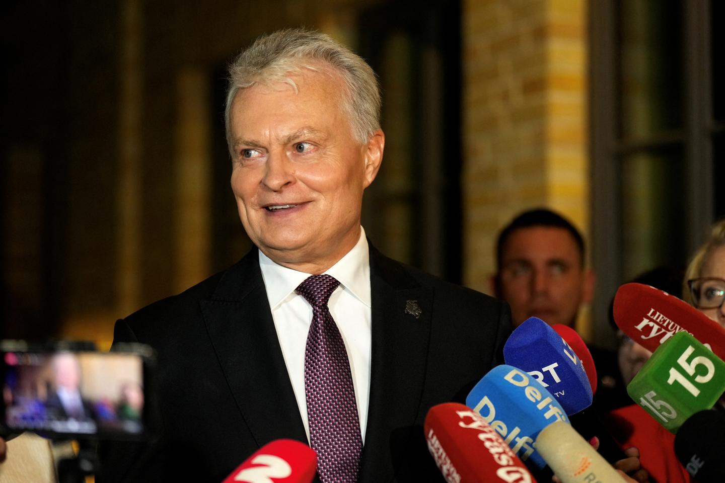 Lithuanian President Gitanas Nauseda re-elected in vote marked by Russia fears
