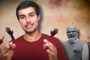 Screenshot of the video 'Is India becoming a dictatorship?' by YouTuber Dhruv Rathee.