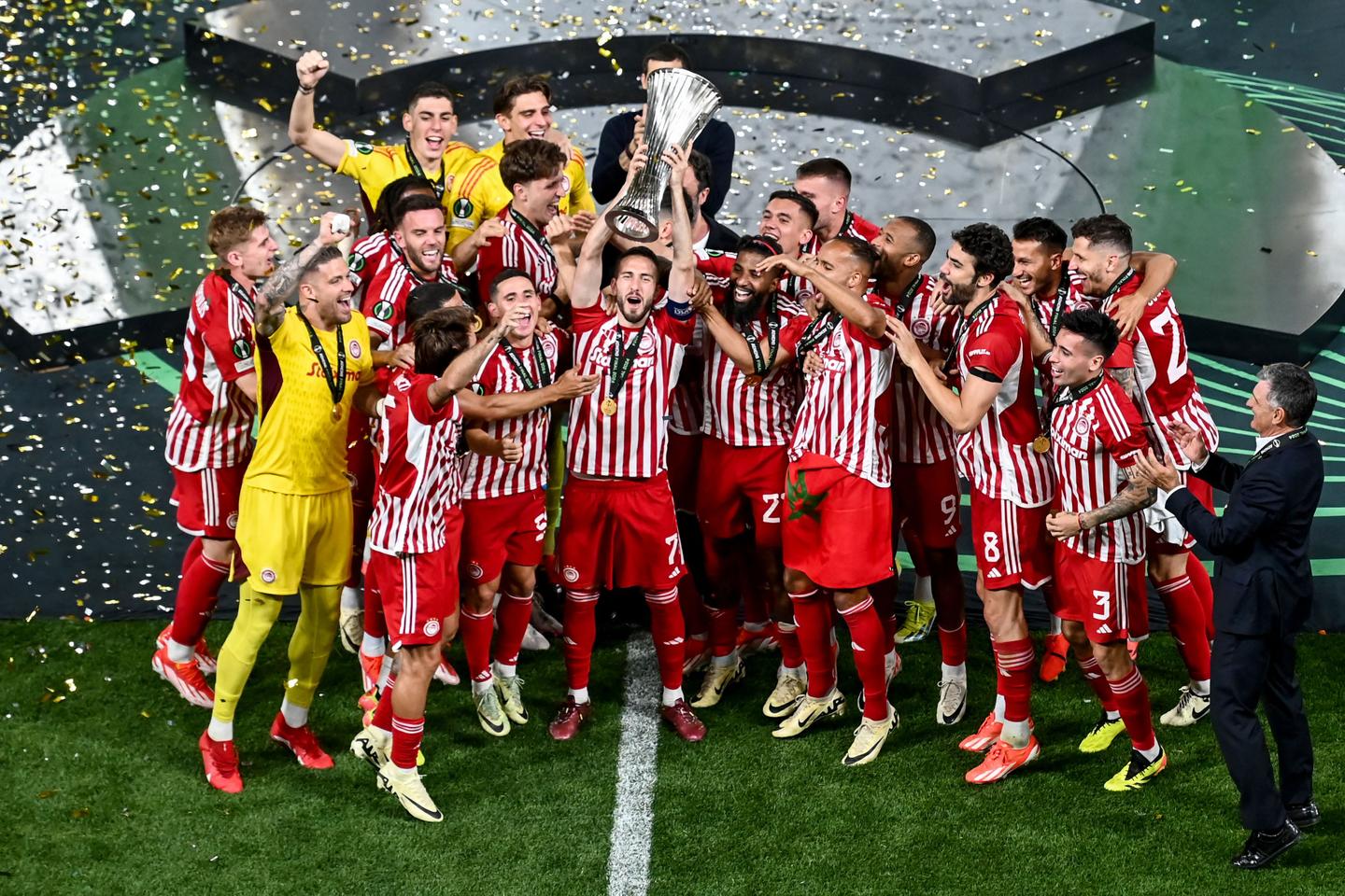 El Olympiakos gana la Europa Conference League (1-0) tras la prórroga, ante la Fiorentina