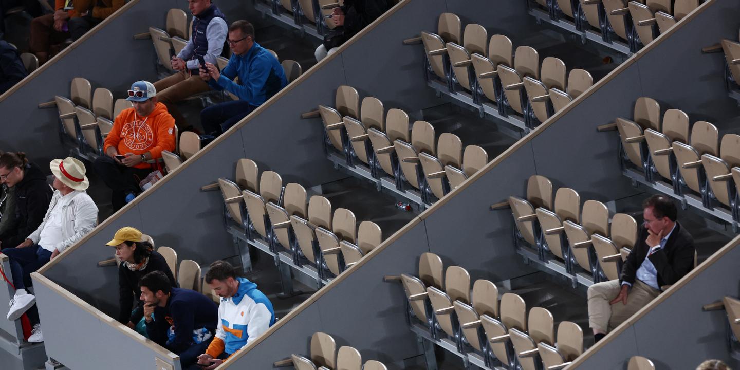 Yet again, French Open fails to fill gaping holes of empty hospitality seats