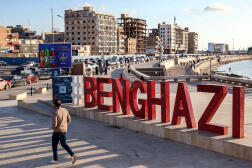 The waterfront of Benghazi, in northeastern Libya, in March 2024.