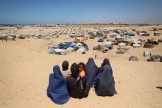 Un camp de déplacés palestiniens, à Rafah, dans le sud de la bande de Gaza, le 30 mai 2024.