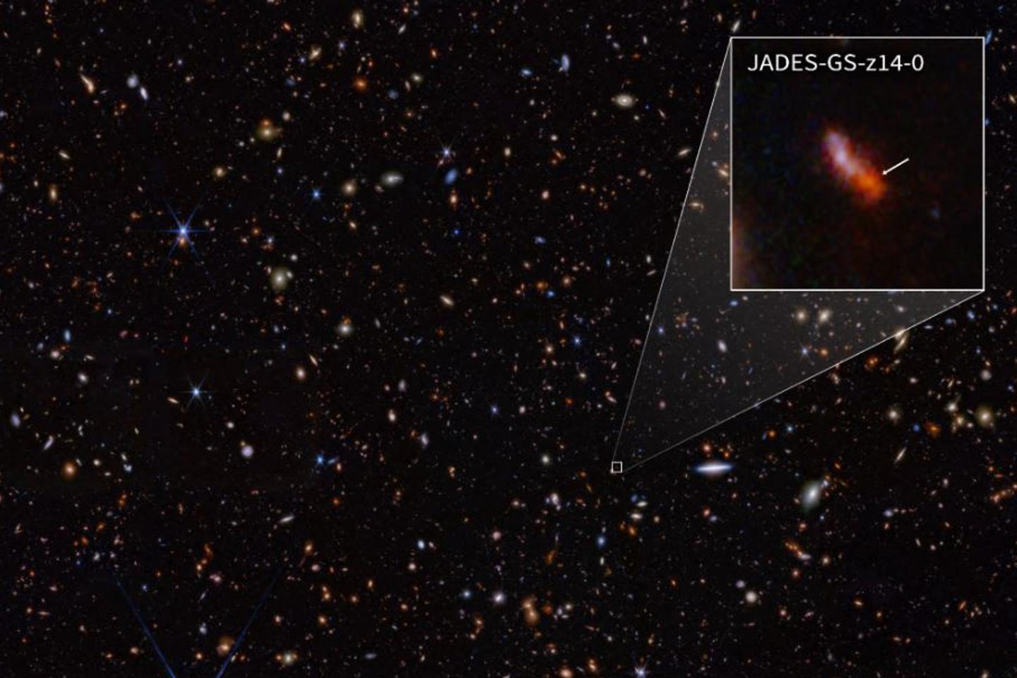 James Webb telescope finds record-breaking distant galaxy