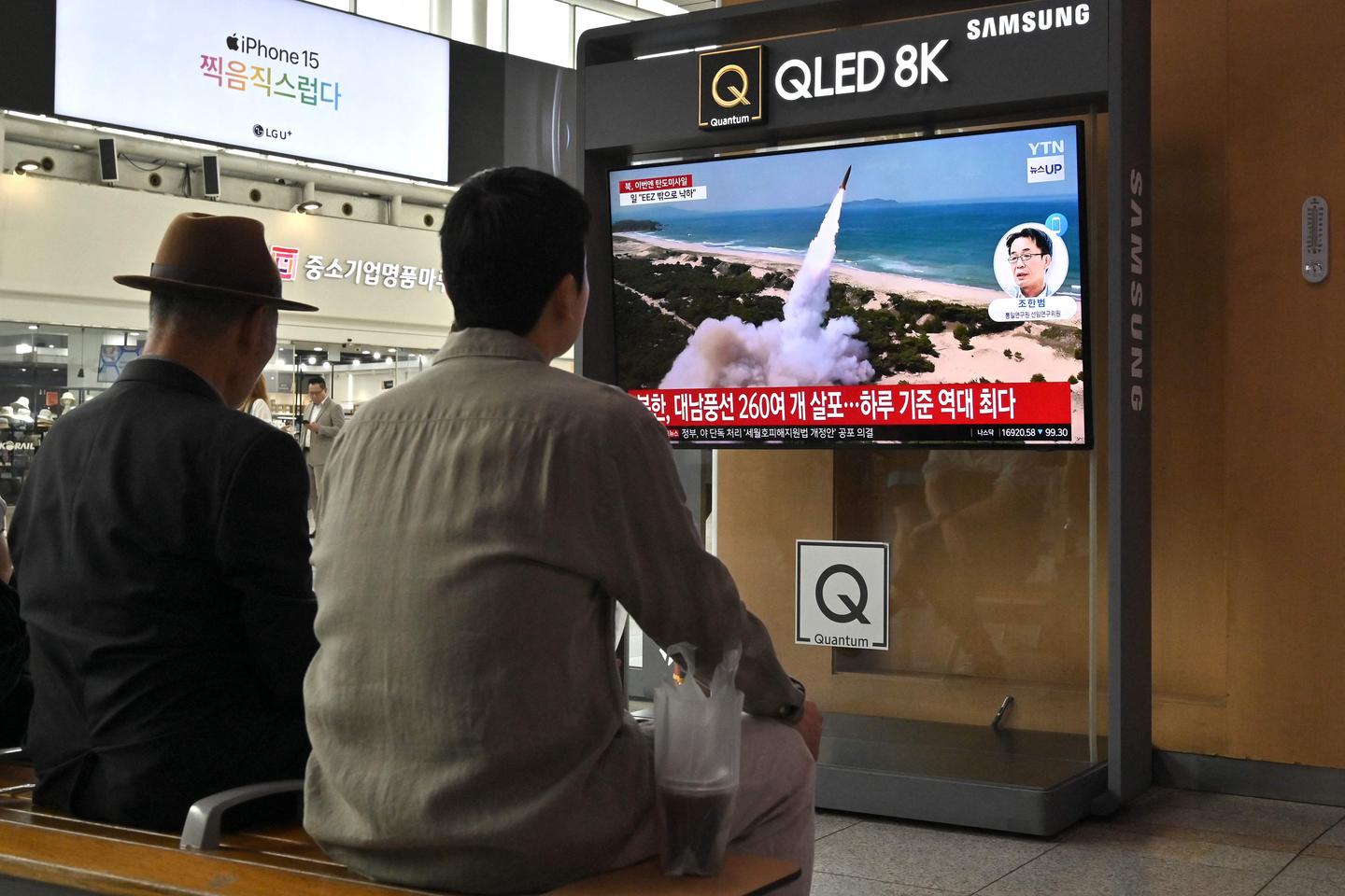 North Korea fires excrement-filled ballons, barrage of missiles, toward South Korea