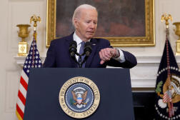 Joe Biden lors d’une conférence de presse sur la situation dans la bande de Gaza, à Washington, le 31 mai 2024.  