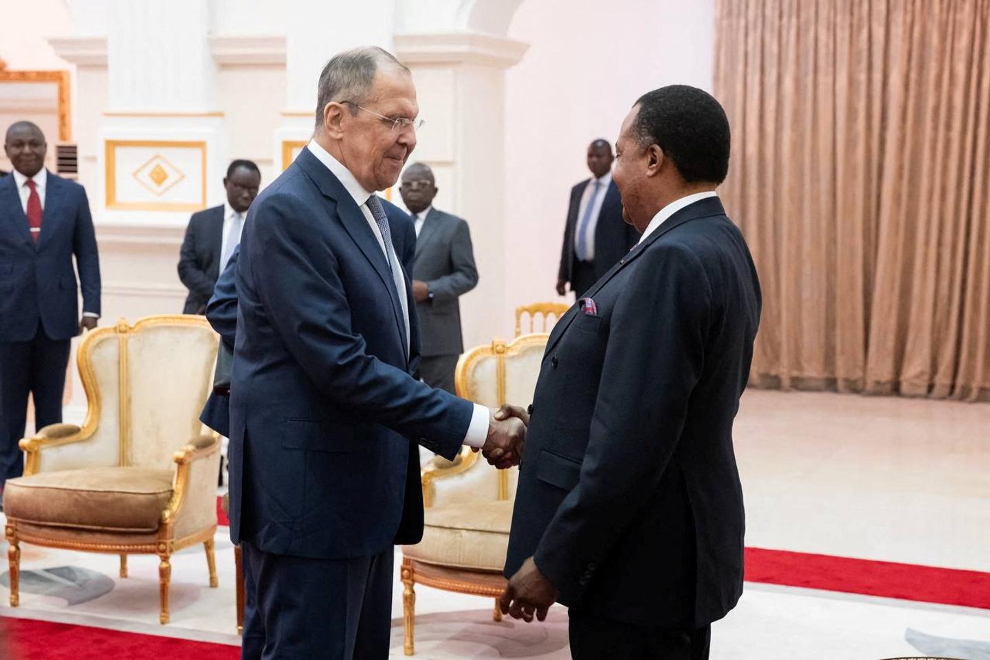 In Congo, Sergei Lavrov supports the “Libyan Conference” desired by Denis Sassou Nguesso