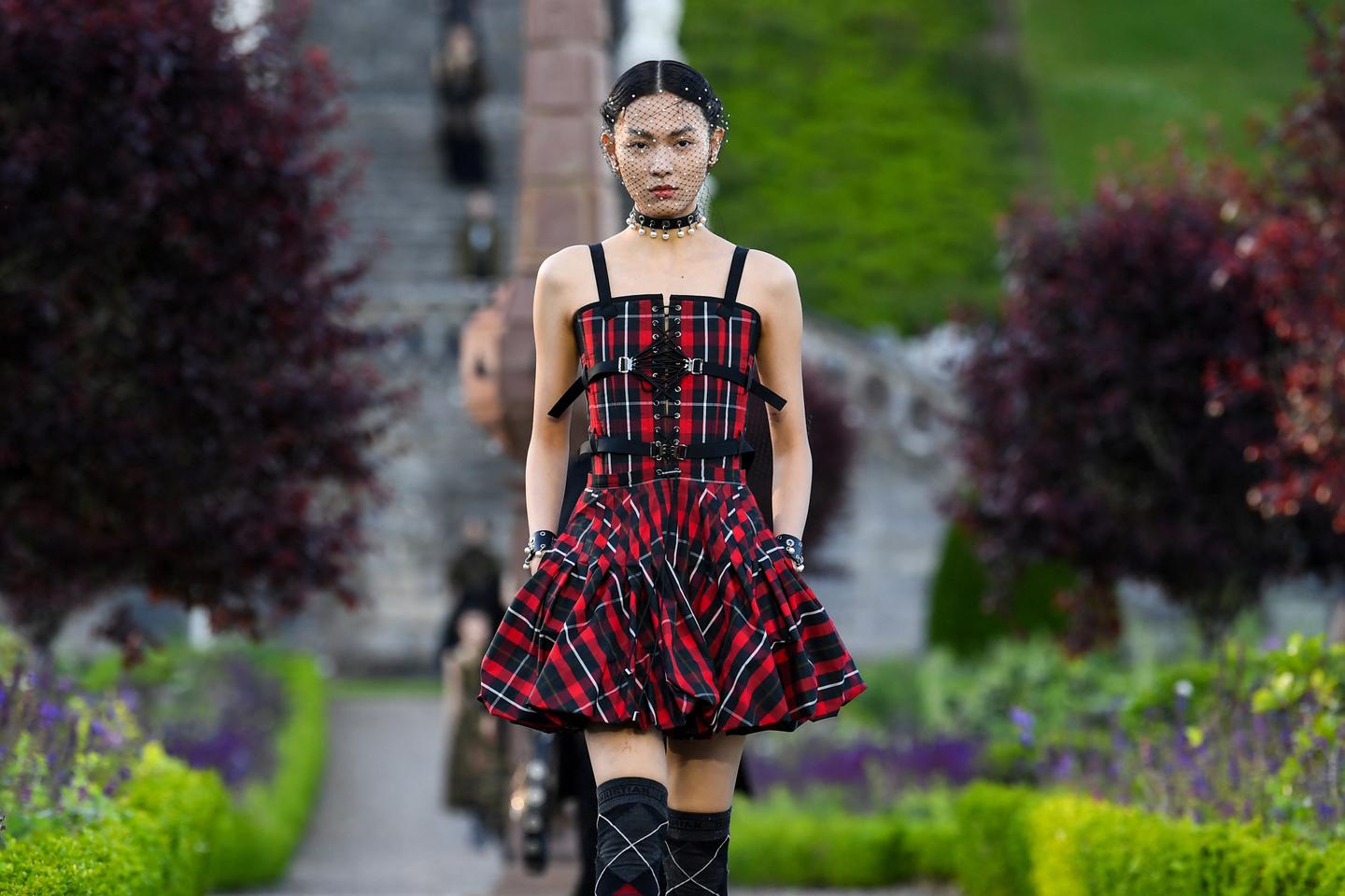 Dior a la moda escocesa