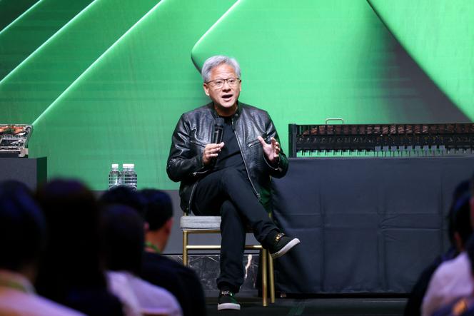 Le PDG de Nvidia, Jensen Huang, s’exprime lors de la conférence Computex, à Taipei, le 4 juin 2024.