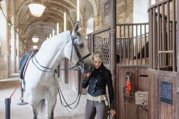 The horse reigns supreme in Versailles | WN24 2 Laure Guillaume and her horse in the Grandes Ecuries du Chateau de Vesailles, May 31, 2024.