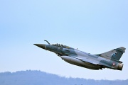 A French Mirage 2000-5F fighter jet takes off from the Luxeuil-Saint-Sauveur air base (eastern France) on March 13, 2022.
