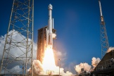 Le lancement du vaisseau spatial Starliner de Bœing, mercredi 5 juin 2024.