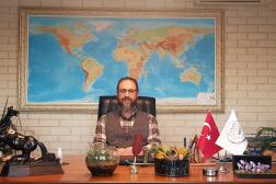 Melih Tanriverdi, le patron du groupe Sadat (et fils du fondateur, Adnan Tanriverdi), à Istanbul, en octobre 2021.