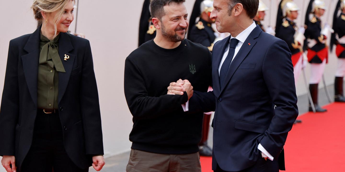ウォロディミル・ゼレンスキー大統領がパリを訪問