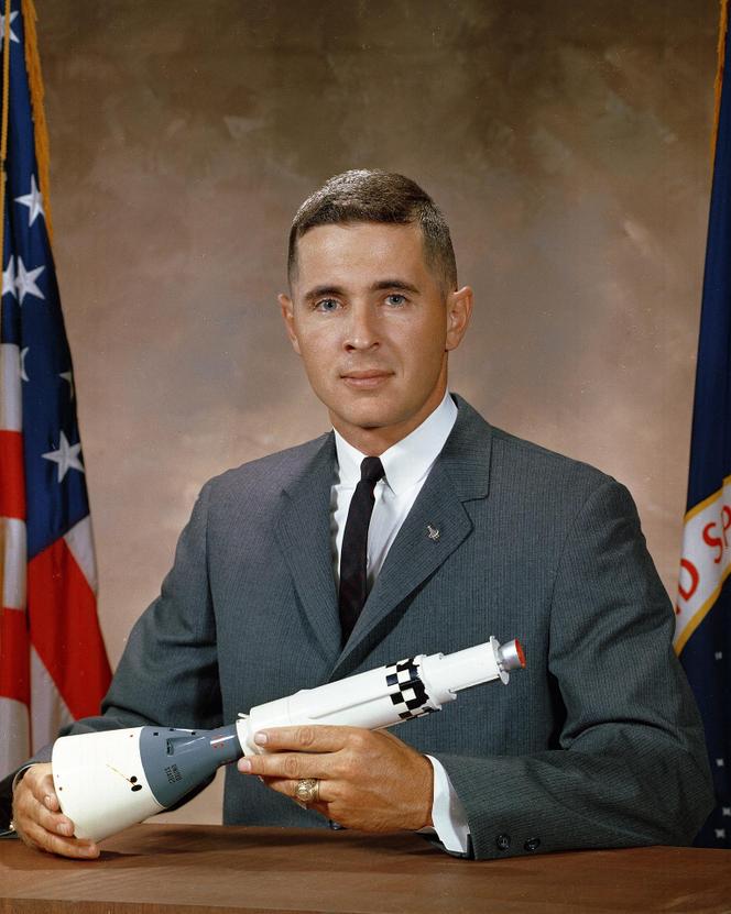 Official NASA portrait of American astronaut William Anders, September 9, 1967.