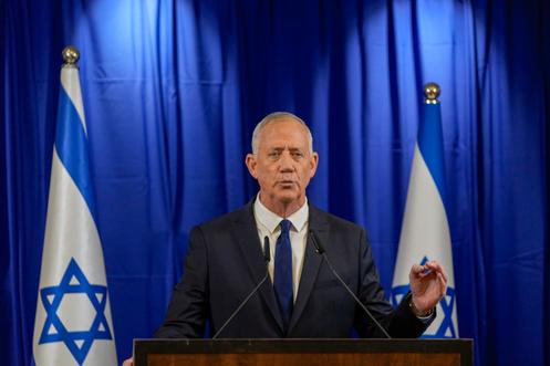 Benny Gantz à Ramat Gan (Israël), en juin 2024.