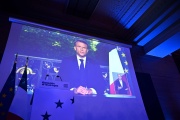 L’allocution d’Emmanuel Macron annonçant la dissolution de l’Assemblée nationale, à Paris, le 9 juin 2024. 