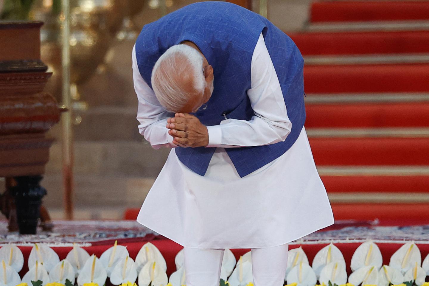 Modi begins third term under pressure from his allies