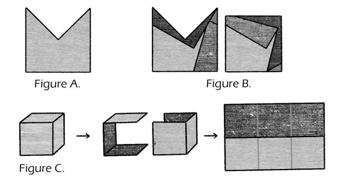 La quadratura del cubo, puzzle matematico de “Il mondo” n. 22