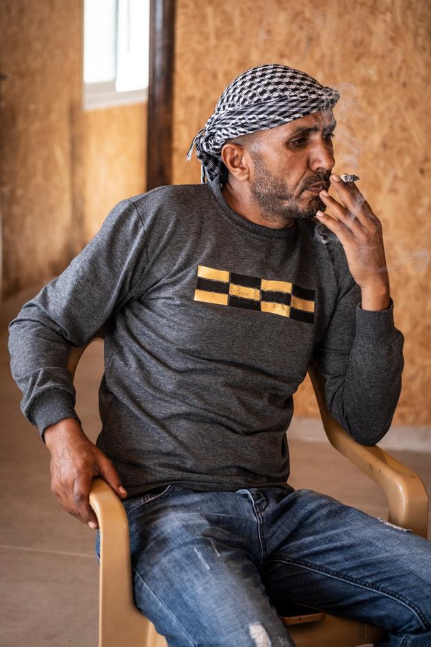 Jamal Mleihat, 42 ans, représentant de la communauté Mleihat, à Mouarrajat (Cisjordanie), le 23 mai 2024.