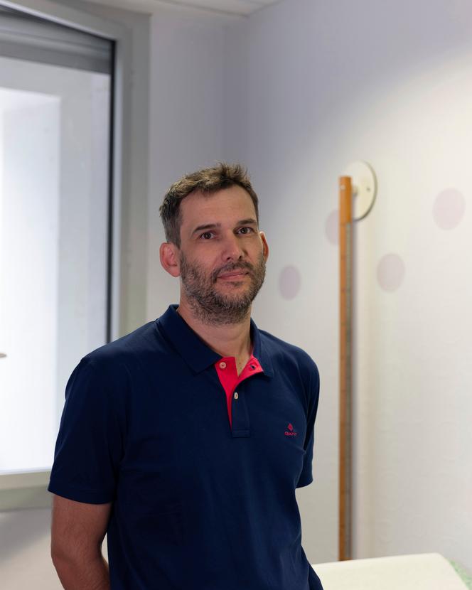 Mickaël Dinomais, professeur de médecine physique et de réadaptation fonctionnelle au CHU d’Angers-Capucins, le 13 juin 2024.
