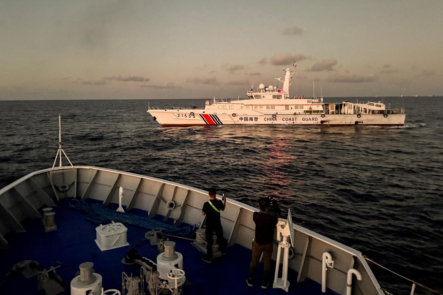 Philippine and Chinese chips collide near contested reef