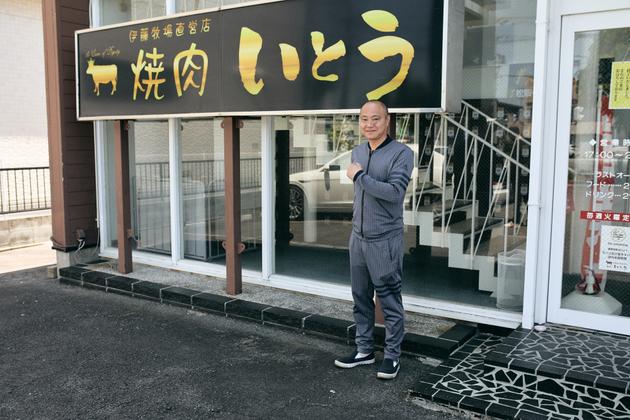 Hiroki Ito, star of the Matsusaka breeders, at Ito Ranch, May 11, 2024.