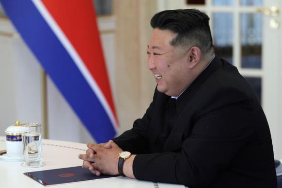 Le dirigeant nord-coréen, Kim Jong-un, à Pyongyang, le 19 juin 2024.