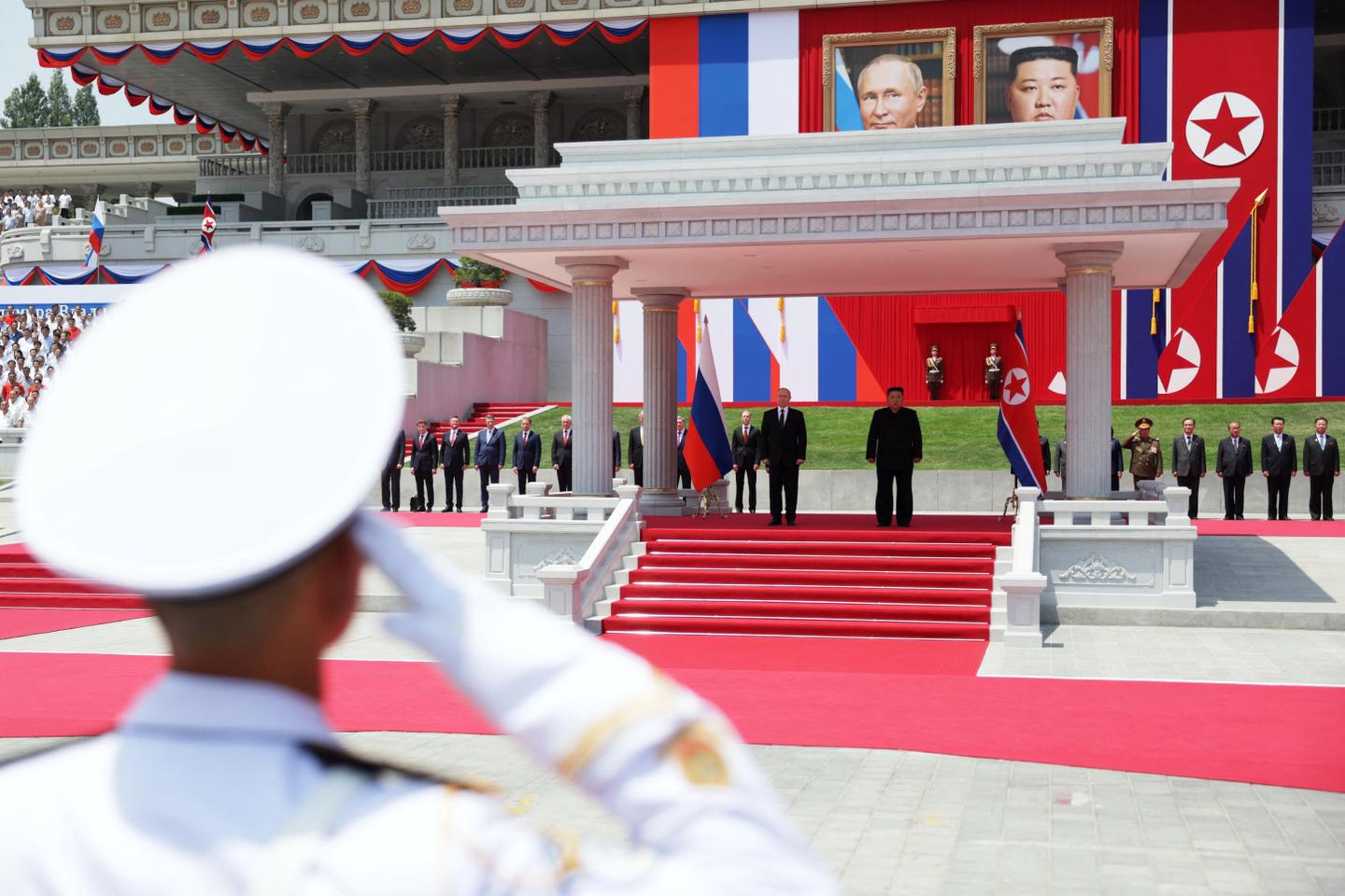 Vladimir Putin and Kim Jong-un consolidate an openly military alliance