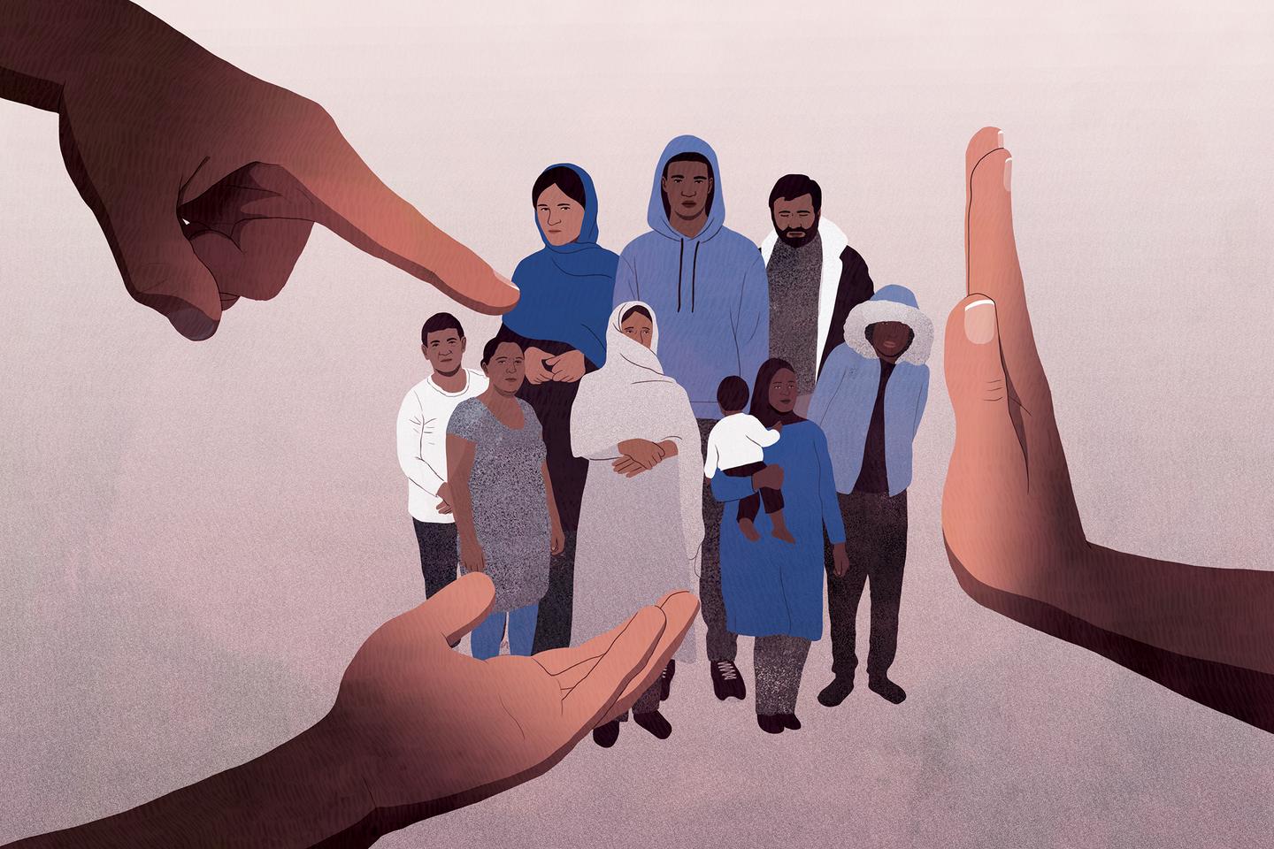 French elections: What are the three blocs' positions on immigration?