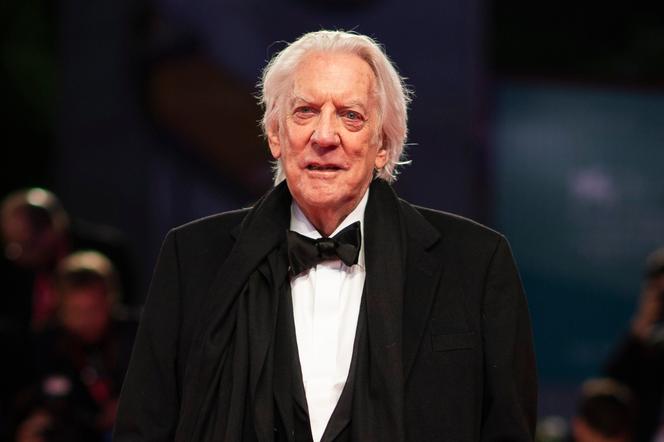 Aktor Donald Sutherland na premierze filmu „Spalona pomarańczowa herezja” podczas 76. Festiwalu Filmowego w Wenecji, Włochy, 7 września 2019 r. 