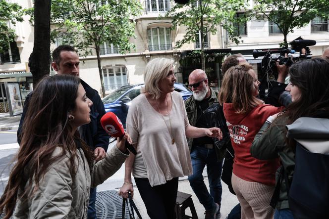 Marine Le Pen, députée RN sortante du Pas-de-Calais, à Paris, le 13 juin 2024.