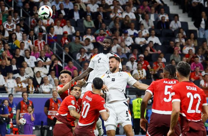 Le but de Niclas Füllkrug lors du match de l’Euro 2024 Allemagne-Suisse, à Francfort, le 23 juin 2024.