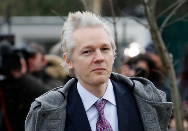 Julian Assange in London, February 2011.