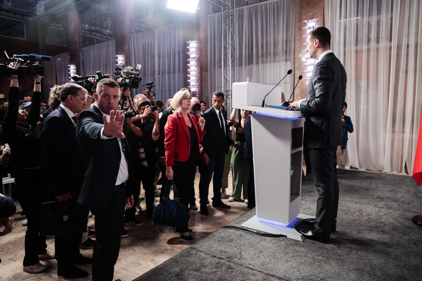 Bardella presents reduced and discriminatory policy platform for France's snap elections