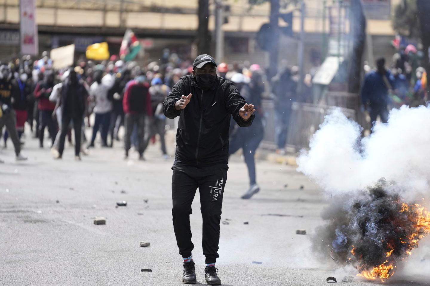 Protests in Kenya turn into riots