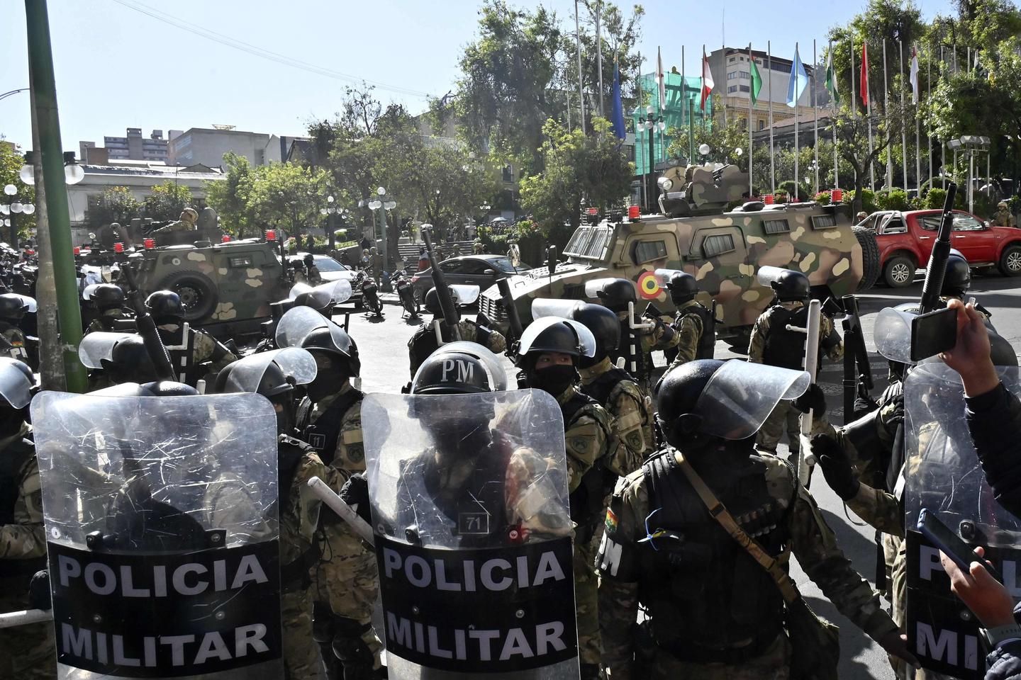 Bolivian president warns 'irregular' military deployment underway in capital, raising coup fears