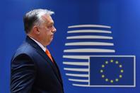 Le premier ministre hongrois, Viktor Orban, au siège de l’Union européenne, à Bruxelles le 25 mars 2022.