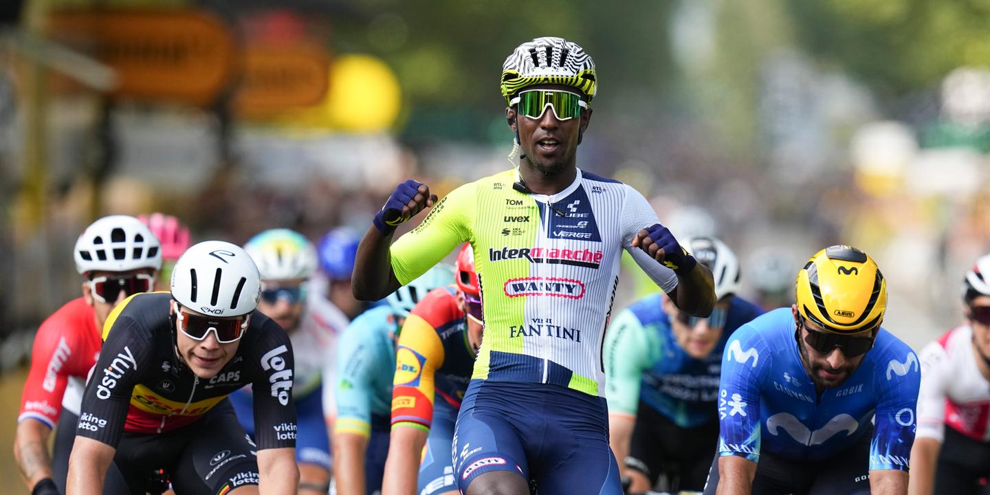 Biniyam Girmay vince la gara sprint di Torino, Richard Carapaz con la nuova maglia gialla