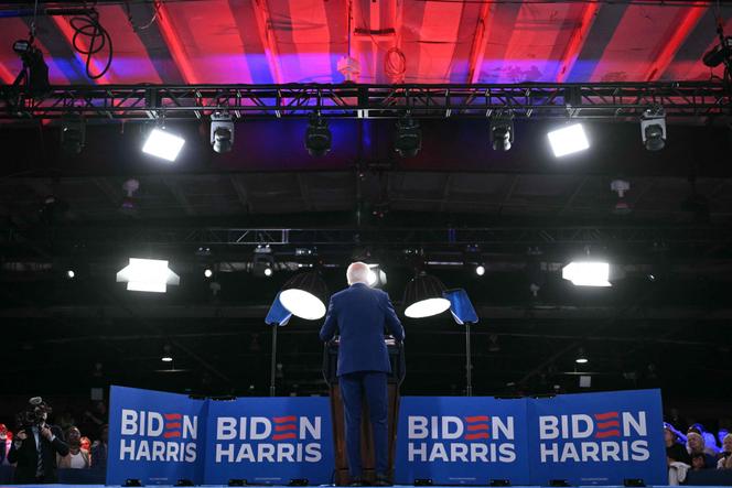 US-Präsident Joe Biden während einer Wahlkampfveranstaltung in Raleigh, North Carolina, am 28. Juni 2024.