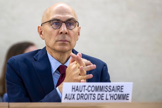 Volker Türk, haut-commissaire aux droits de l’homme de l’ONU, à Genève, le 28 juin 2024.