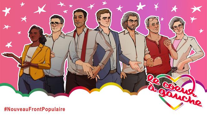 « Le Cœur à gauche », jeu vidéo militant publié le 4 juillet 2024.