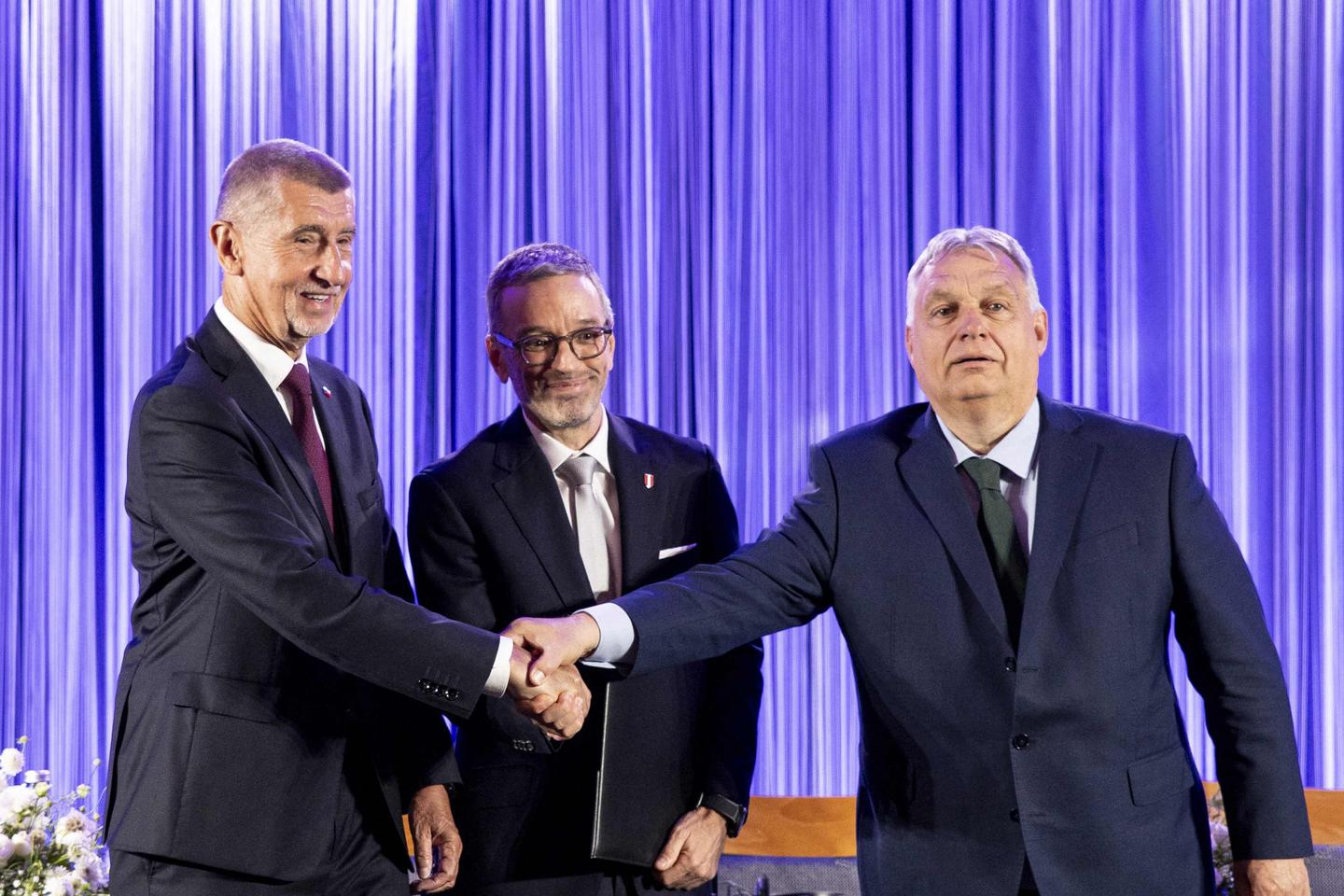 In the European Parliament, a possible joint group with Marine Le Pen and Viktor Orban