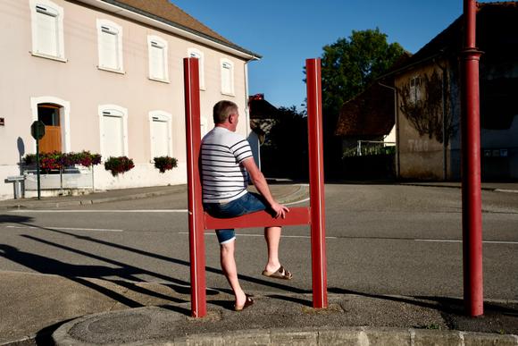 Christophe, 55 ans, exploitant agricole en double activité à Romagnieu, le 7 juillet 2024.