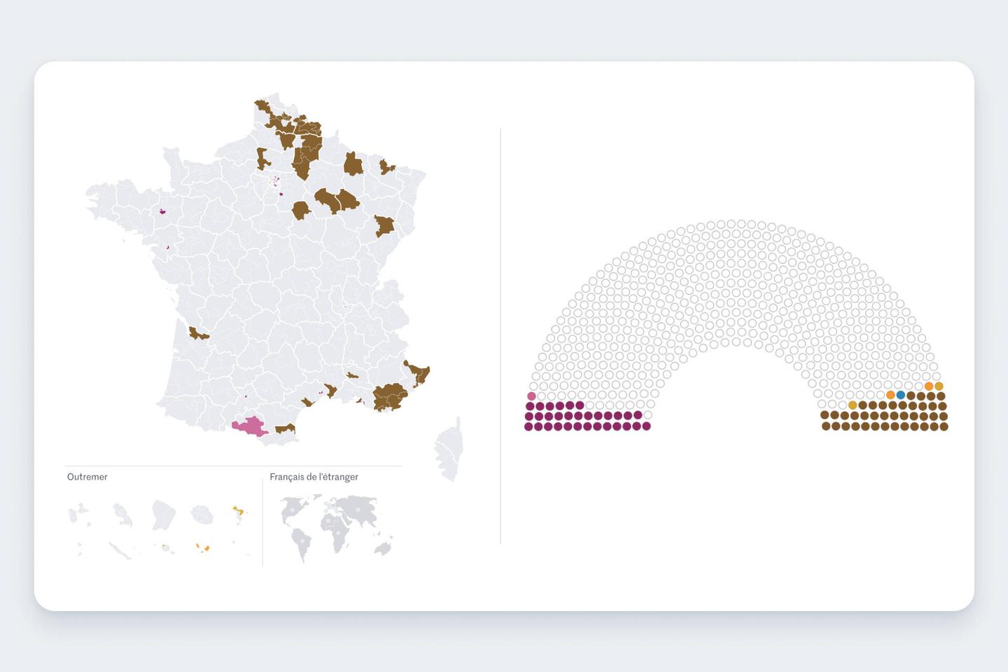 2024 French election results: Chart and map of second-round winners