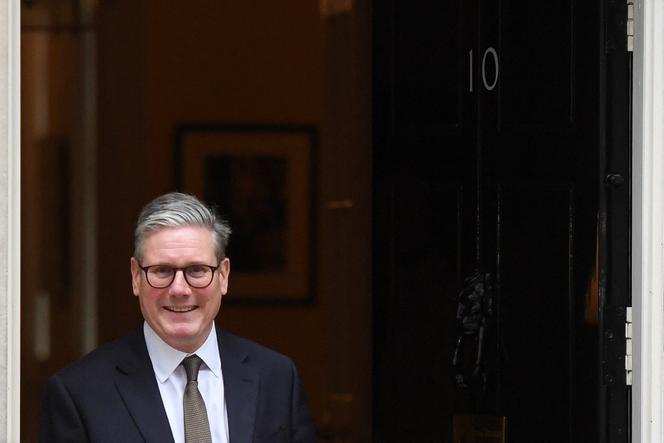 Britse premier Keir Starmer in Downing Street, Londen, 9 juli 2024. 